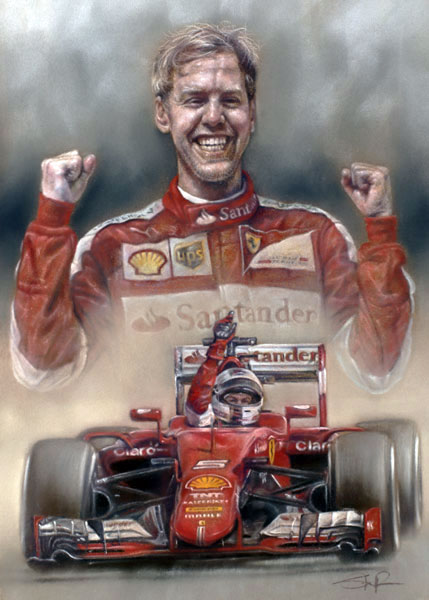 Victory In Hungary 2015 - Sebastian Vettel
