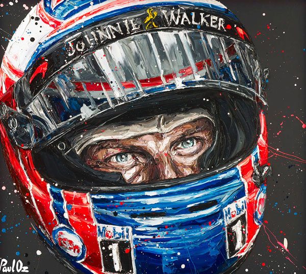 Jenson Button (Canvas)