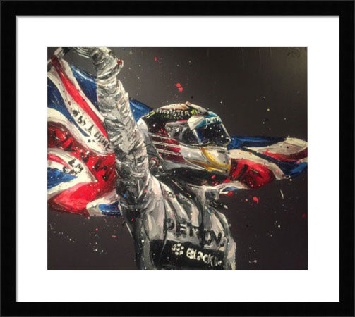 Lewis Hamilton - Union Jack (Print) 