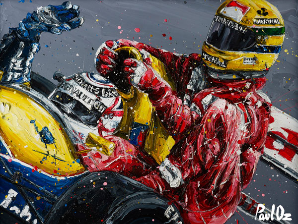 Taxi - Mansell & Senna - 2016 (Canvas) 