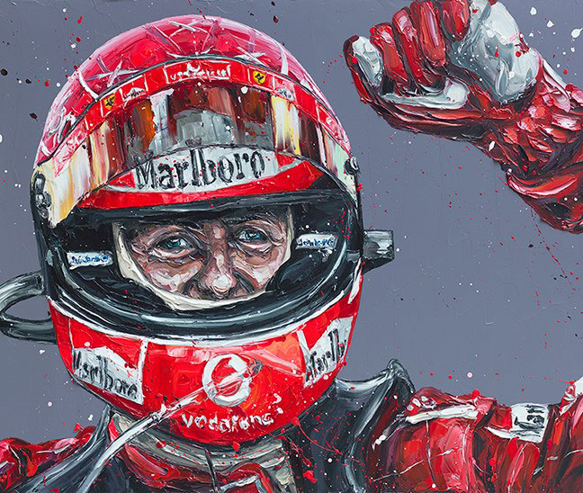 Keep Fighting - Michael Schumacher (Canvas) 