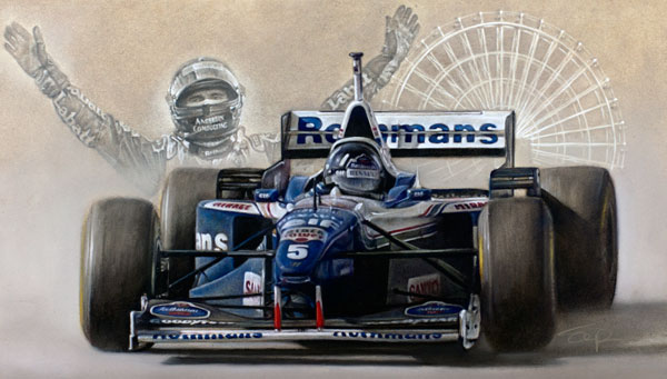 Damon Hill - Suzuka 1996