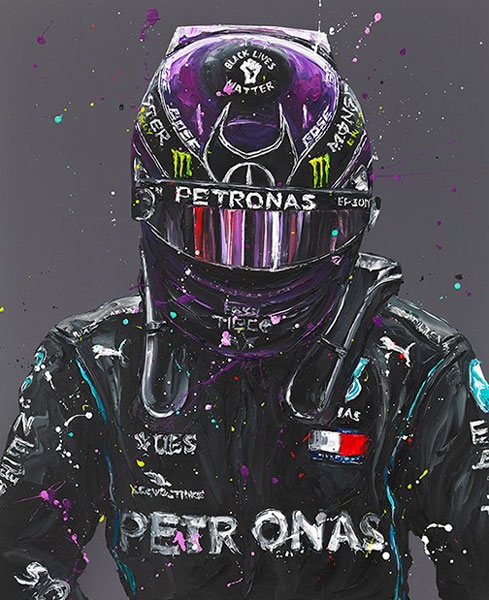 Lewis Hamilton 2020 (Canvas) 